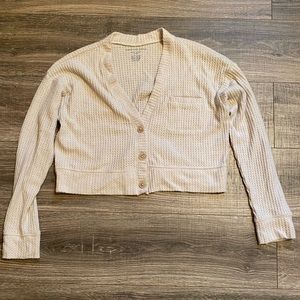 American Eagle Cropped Cardigan